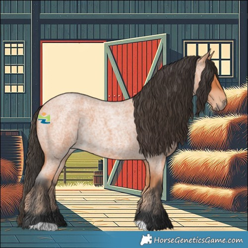 Horse Color:Bay Roan