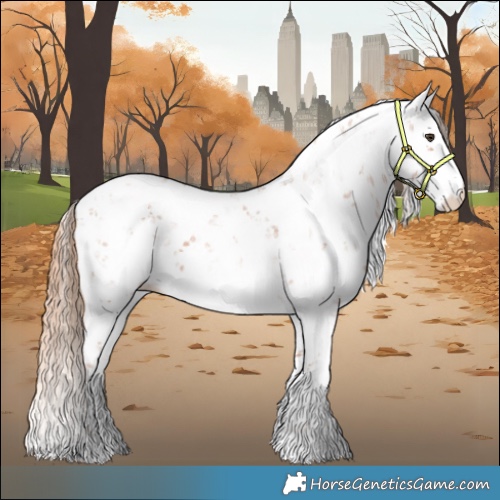 Horse Color:Chestnut Sabino