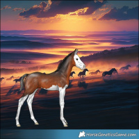 Horse Color:Bay Splash 