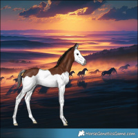 Horse Color:Gray Bay Splash Rabicano