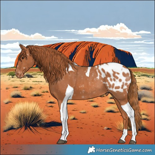 Horse Color:Chestnut Tobiano Blanket 