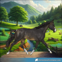 Horse Color:Buckskin Rabicano 