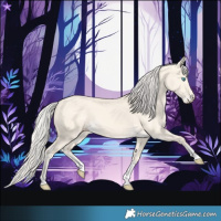 Horse Color:Cremello Dun Tobiano 