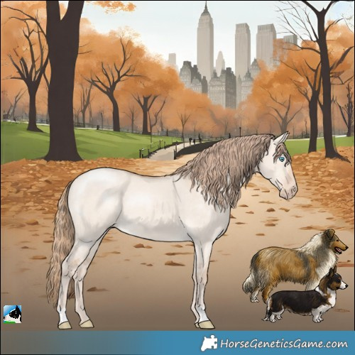 Horse Color:Perlino Dun