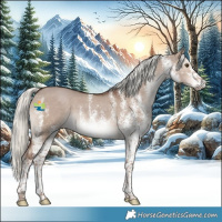 Horse Color:White Spotted Liver Red Dun Mushroom Rabicano 