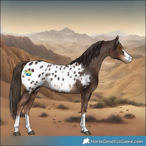Horse Color:Liver Chestnut Appaloosa 