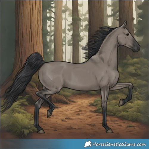 Horse Color:Grullo 