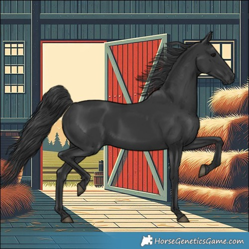 Horse Color:Black 