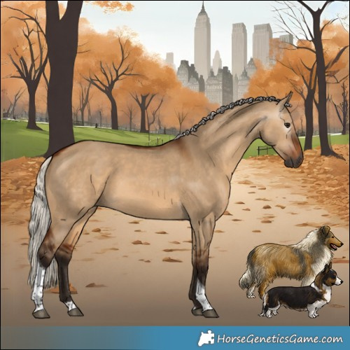 Horse Color:Gray Silver Bay Dun Tobiano 