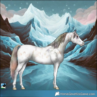 Horse Color:Nacre Chocolate Palomino Ice Roan Onyx Tobiano Frame Near Leopard