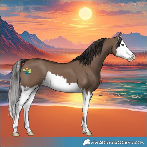 Horse Color:Liver Red Dun Splash 