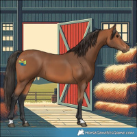 Horse Color:Bay 