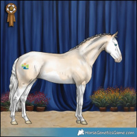Horse Color:Silver Sable Cream Champagne Pearl Splash 