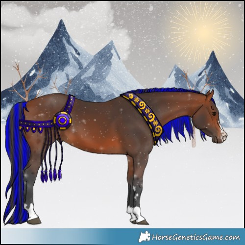 Horse Color:Painted Bay 