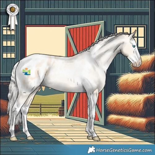 Horse Color:White Spotted Silver Bay Snowdrop Dun Splash Tobiano Appaloosa 