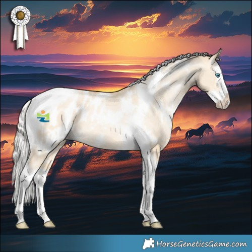 Horse Color:White Spotted Silver Bay Snowdrop Dun Splash Tobiano Blanket 
