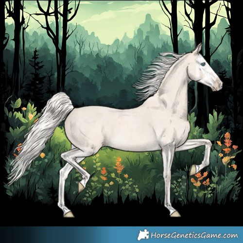 Horse Color:Cremello Roan Splash and Cremello Roan Splash