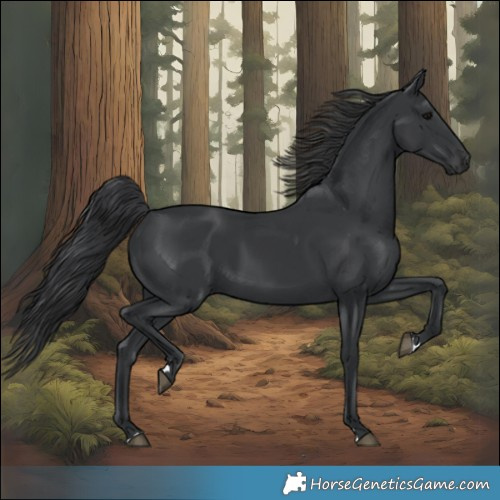 Horse Color:Black 