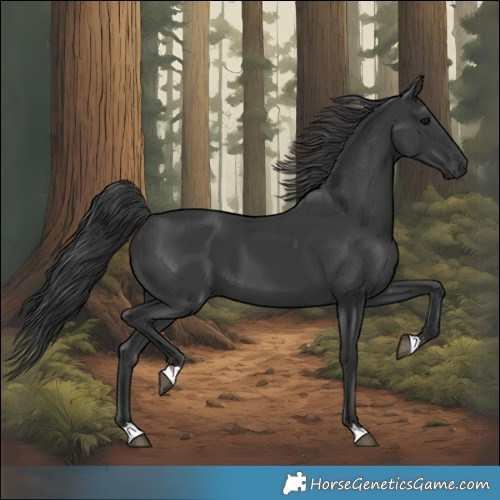Horse Color:Black 