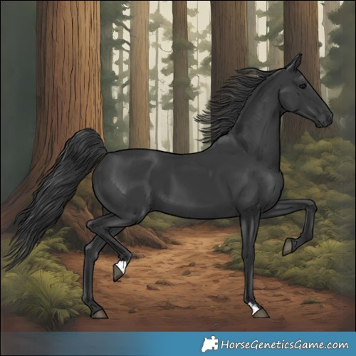 Horse Color:Black 