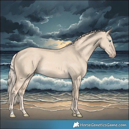 Horse Color:Cremello Dun 