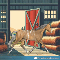Horse Color:Powder White Silver Buckskin