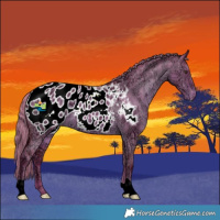 Horse Color:Watercolor Liver Red Dun Ice Blanket 