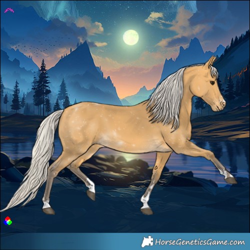 Horse Color:Silver Buckskin 