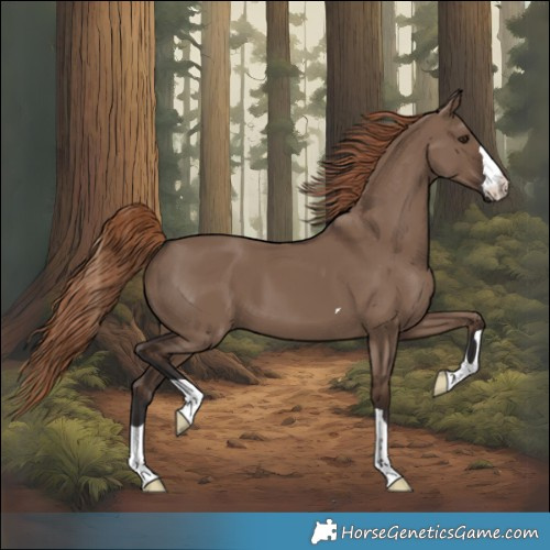 Horse Color:Liver Red Dun