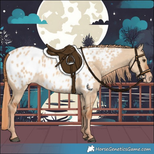 Horse Color:Red Dun Appaloosa