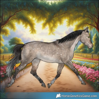 Horse Color:Bay Dun Tobiano Appaloosa Rabicano