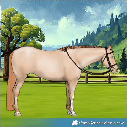Horse Color:Classic Champagne Pearl Rabicano and Classic Champagne Pearl Rabicano