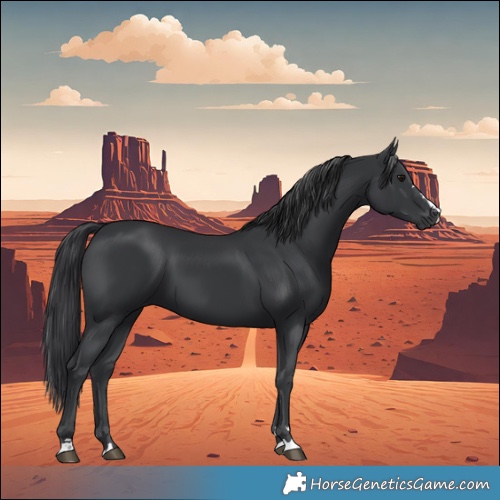 Horse Color:Black 