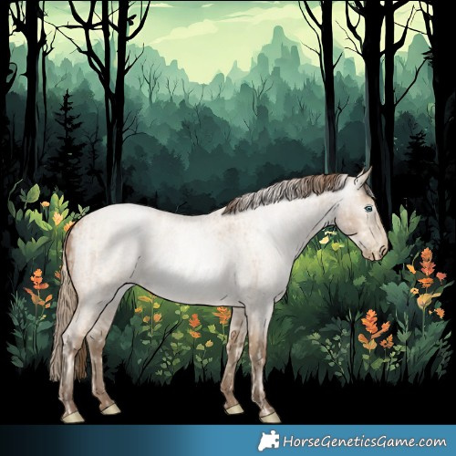 Horse Color:Buckskin Roan Pearl and Gray Buckskin Roan Pearl