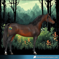 Horse Color:Brown 