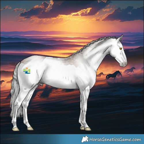 Horse Color:Gray Amber Champagne Splash 