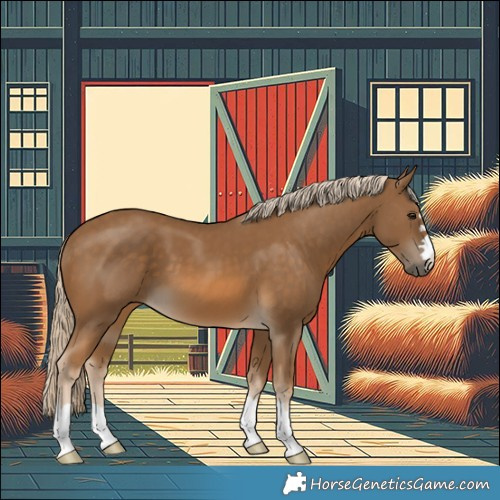 Horse Color:Chocolate Palomino 