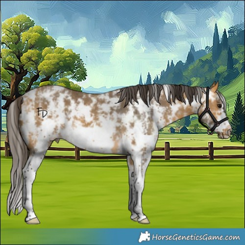 Horse Color:Buckskin Sabino Frame 