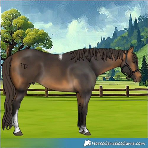 Horse Color:Buckskin Tobiano 