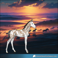 Horse Color:Liver Red Dun Splash Appaloosa