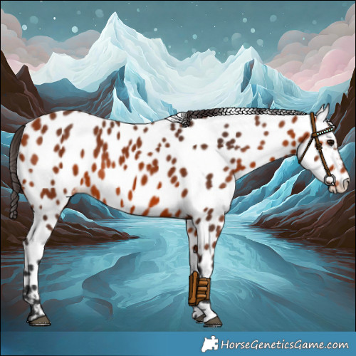 Horse Color:Bay Appaloosa