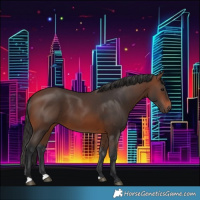Horse Color:Brown 