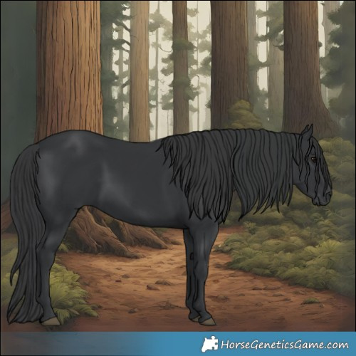 Horse Color:Black 