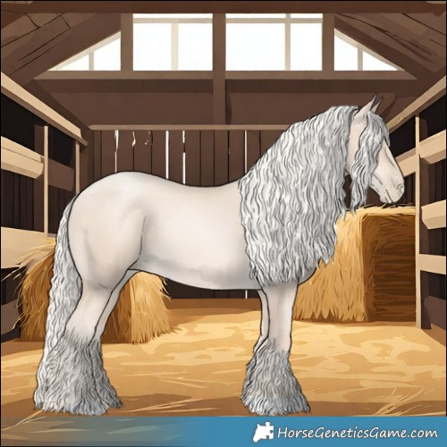 Horse Color:Gold Cream Champagne Pearl 