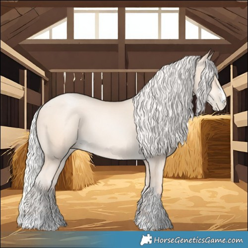 Horse Color:Silver Amber Cream Champagne Pearl 
