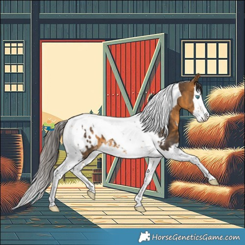 Horse Color:Buckskin Splash Tobiano Appaloosa 