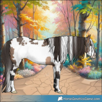 Horse Color:White Spotted Brown Dun Frame Appaloosa Rabicano