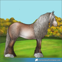 Horse Color:Gray Liver Chestnut Pearl Mushroom 