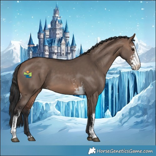 Horse Color:Brown Dun Mushroom Sabino 