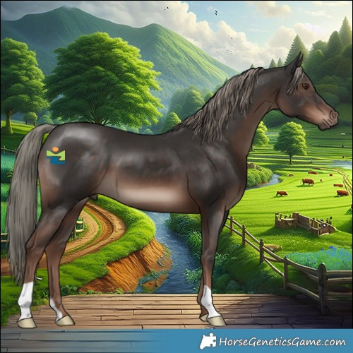 Horse Color:Liver Chestnut Mushroom 